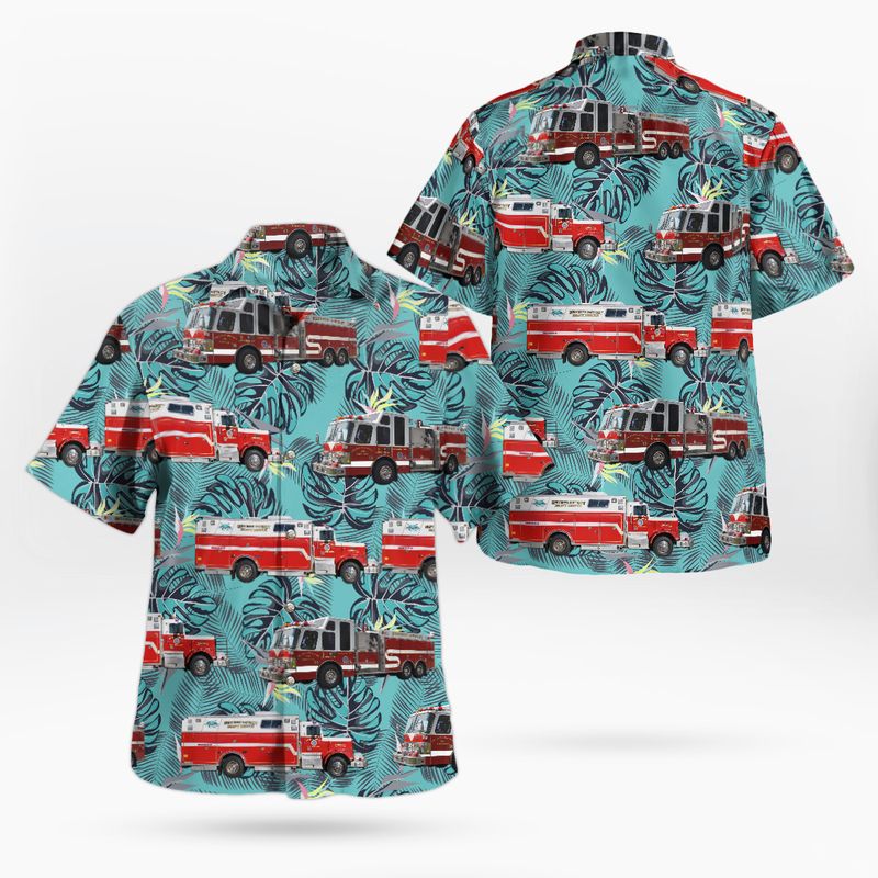 Seventh District Volunteer Fire Department Bushwood, Maryland Hawaiian Shirt