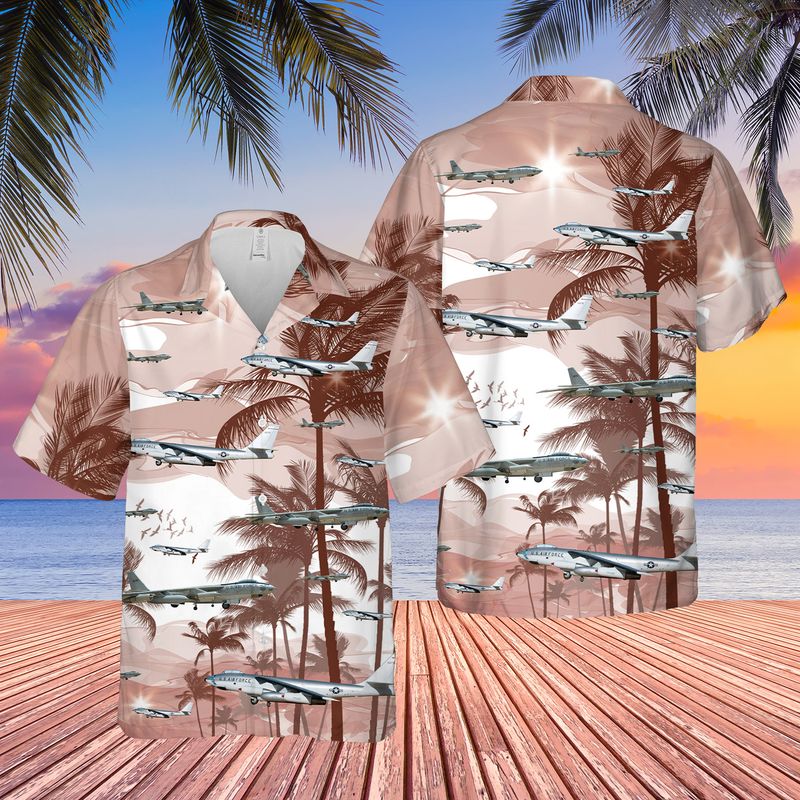 US Air Force Boeing B-47 Stratojet Hawaiian Shirt