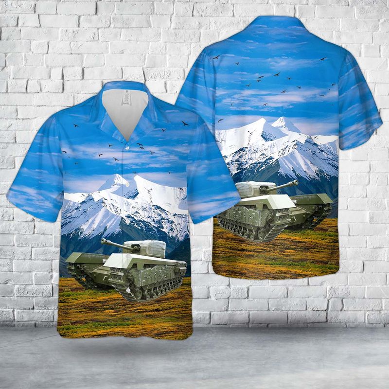 Irish Army Churchill Mk.VI Hawaiian Shirt