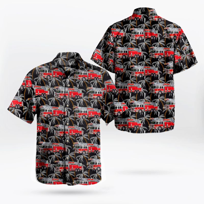 College Park Volunteer Fire Department Hawaiian Shirt