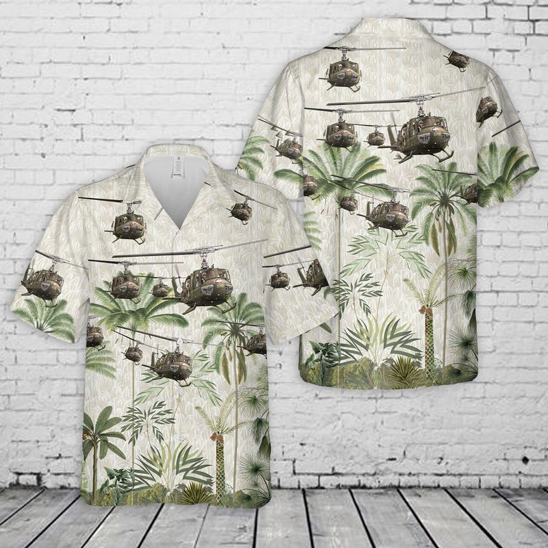 US Army Bell UH-1 Huey Hawaiian Shirt