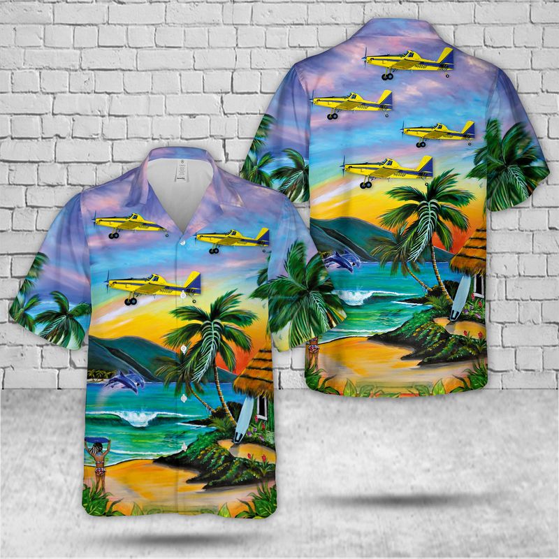 Air Tractor AT-502A Hawaiian Shirt