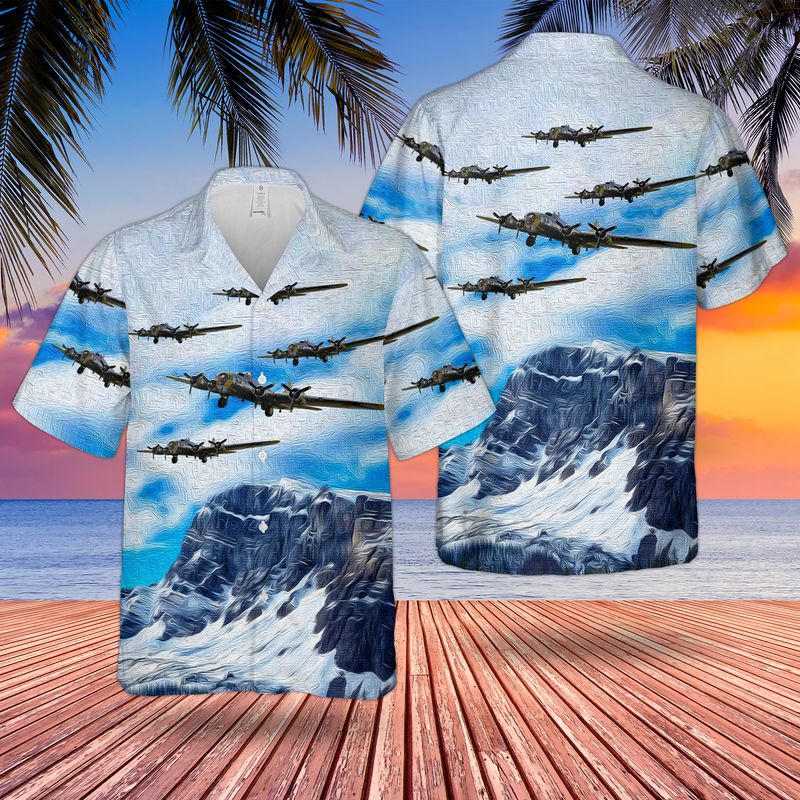 US Air Force Boeing B-17 Flying Fortress "Chuckie" Hawaiian Shirt
