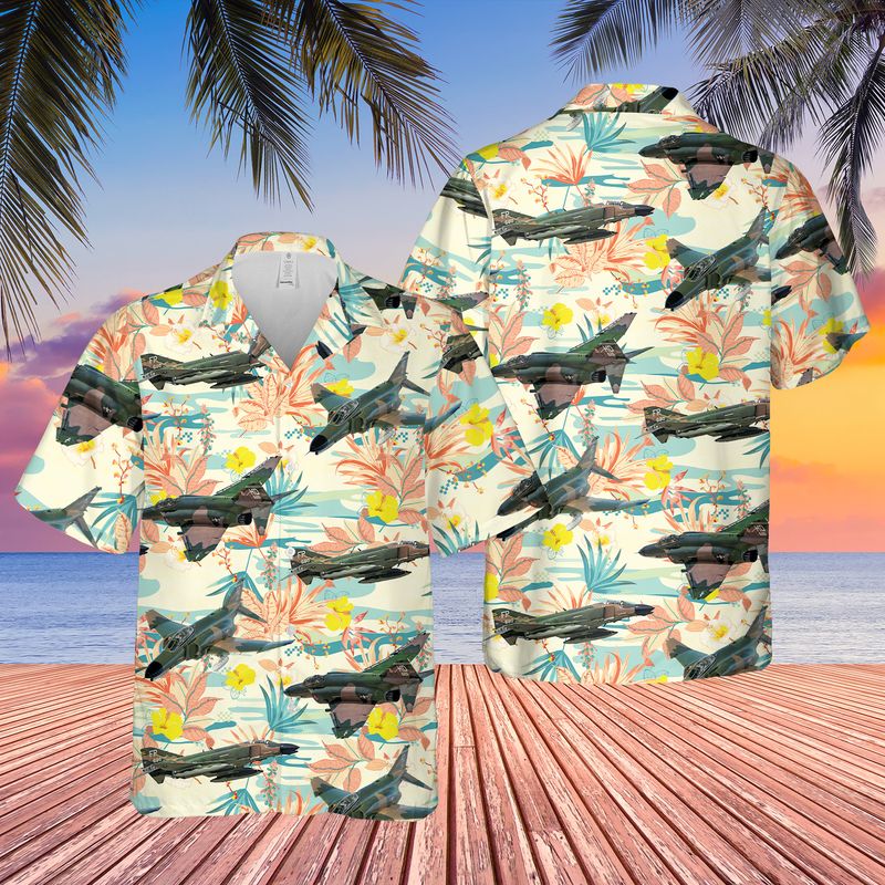 Us Air Force McDonnell Douglas F-4 Phantom II Hawaiian Shirt