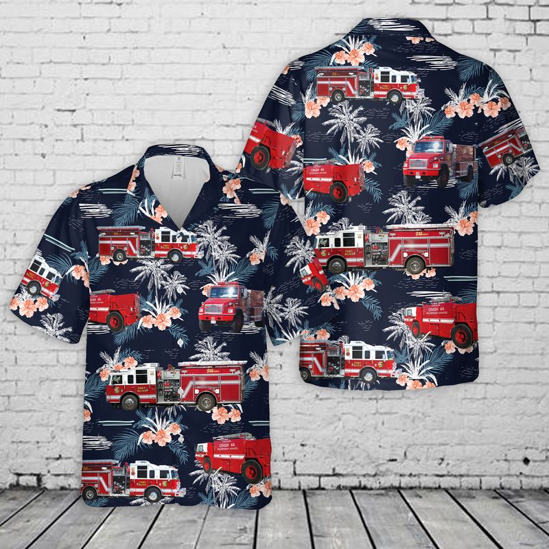 Fort Bliss Fire Department Hawaiian Shirt