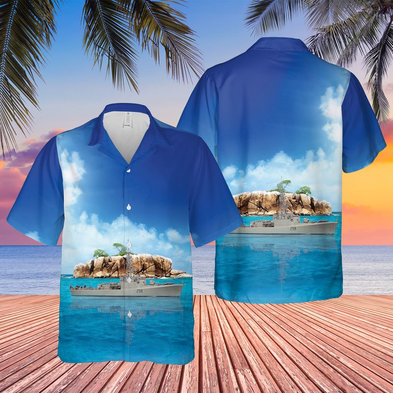 Royal Canadian Navy HMCS Kootenay (DDE 258) Hawaiian Shirt