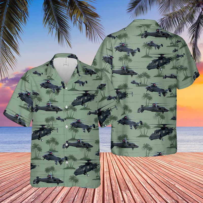 US Army Sikorsky S-97 Raider Hawaiian Shirt