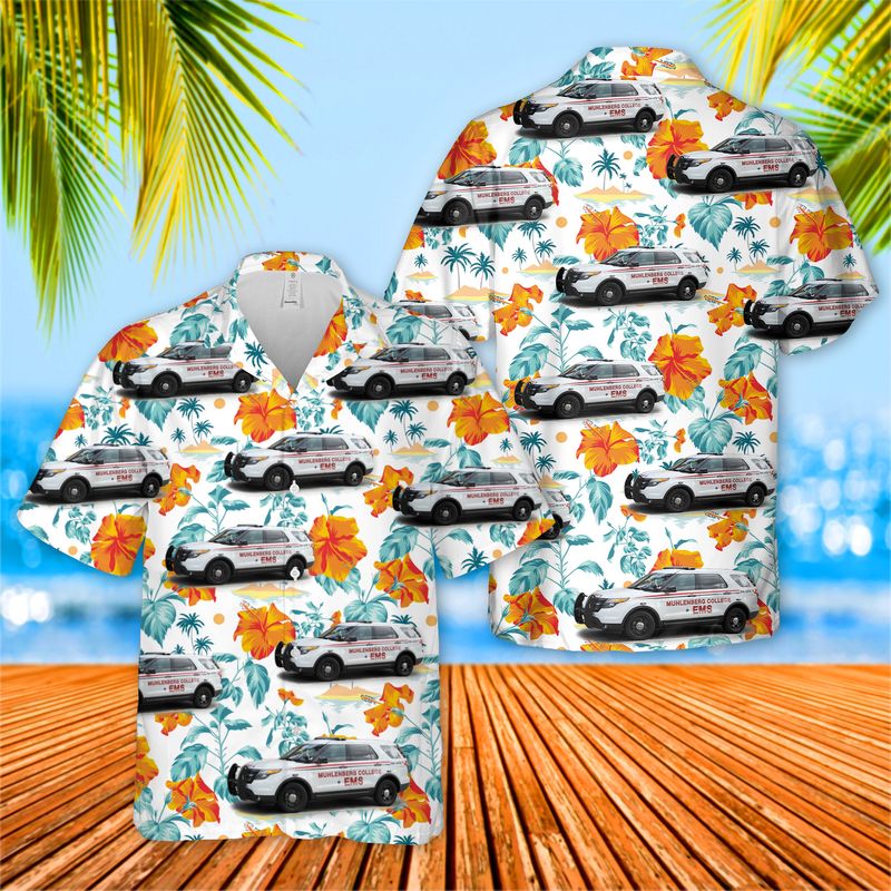 Muhlenberg EMS Hawaiian Shirt