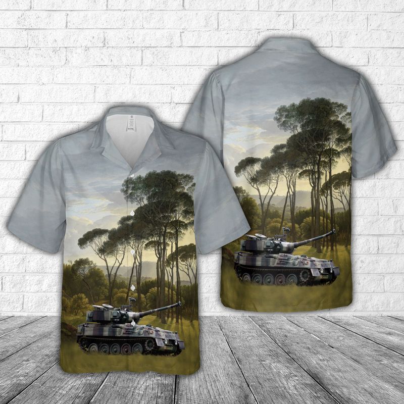 Alvis FV101 Scorpion Belgian Army 5589-01 Hawaiian Shirt