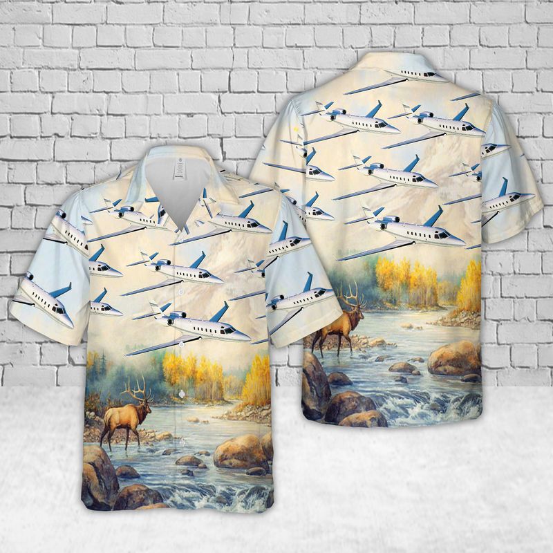 District of Columbia Air National Guard Gulfstream G100 Hawaiian Shirt