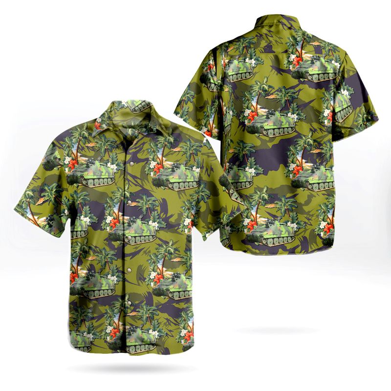Swedish Army Pansarbandvagn 302 (Pbv 302) Hawaiian Shirt