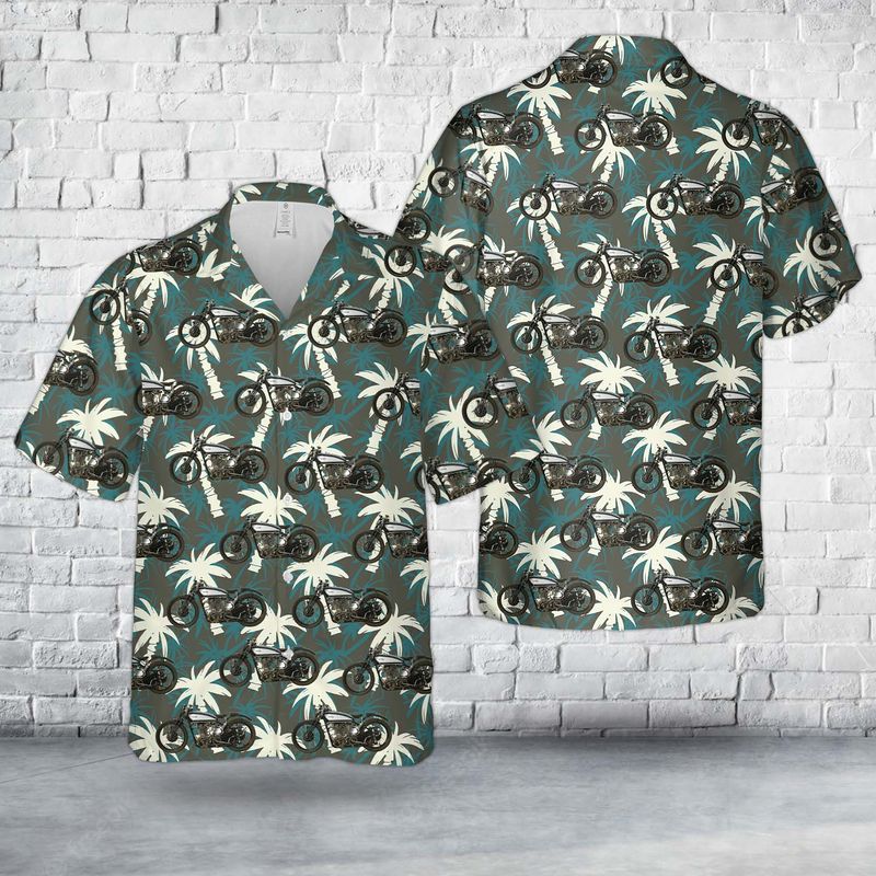 1937 Norton Manx Hawaiian Shirt