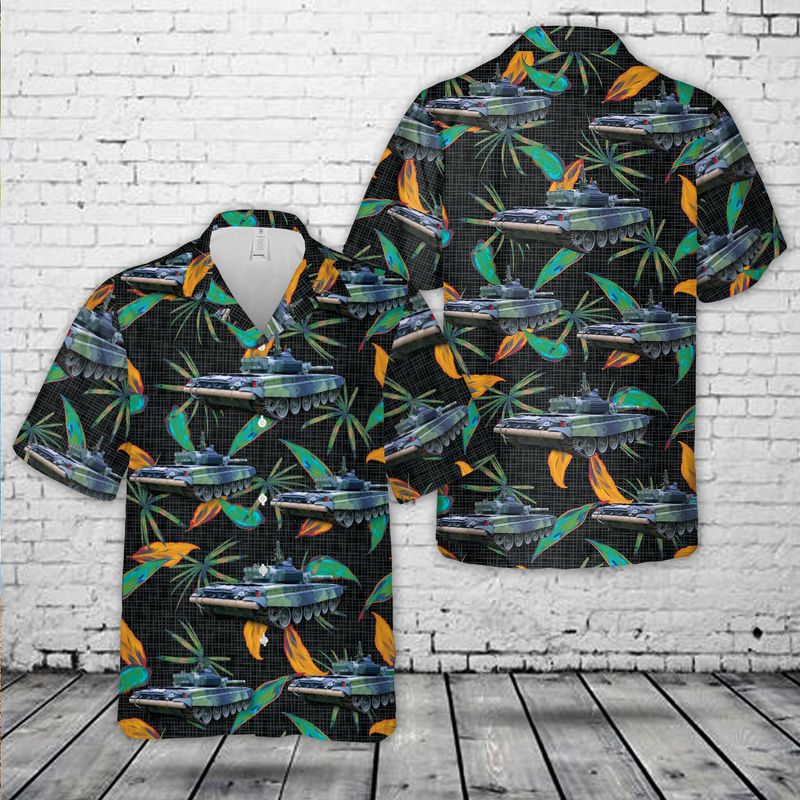 Finnish Army T-72 Ps264-202 rear Hawaiian Shirt