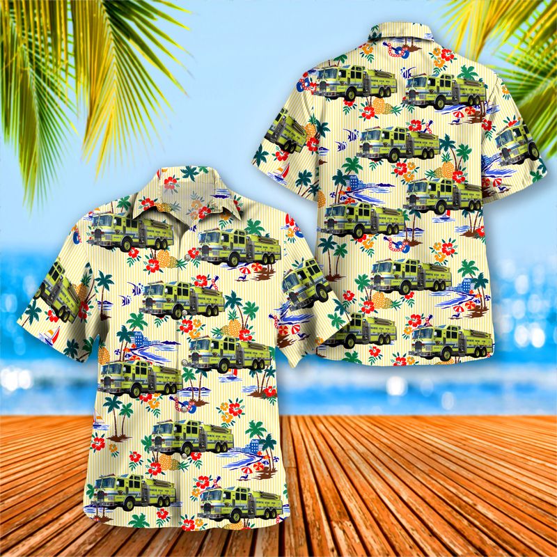 North Star Volunteer Fire Department Hawaiian Shirt