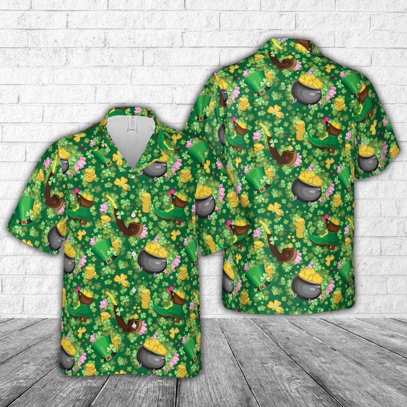 Irish St Patrick's Day Hawaiian Shirt