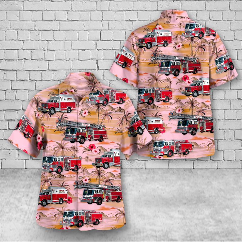 Morris County New Jersey, Lincoln Park Fire Department Hawaiian Shirt