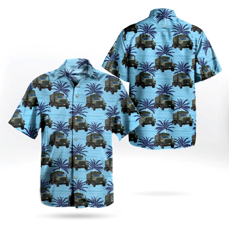 Canadian Army Cargo Troop Carrying Vehicle (TCV) Hawaiian Shirt