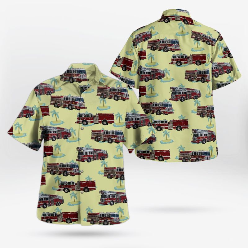 Arlington County Fire Department Virginia Hawaiian Shirt