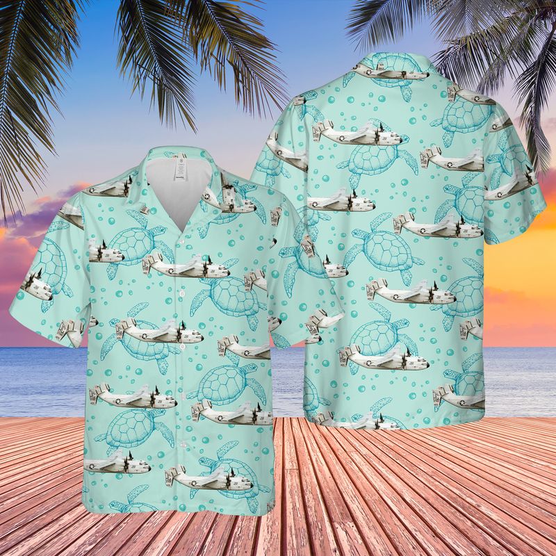 US Navy Grumman C-2A Greyhound Of VRC-50 Hawaiian Shirt