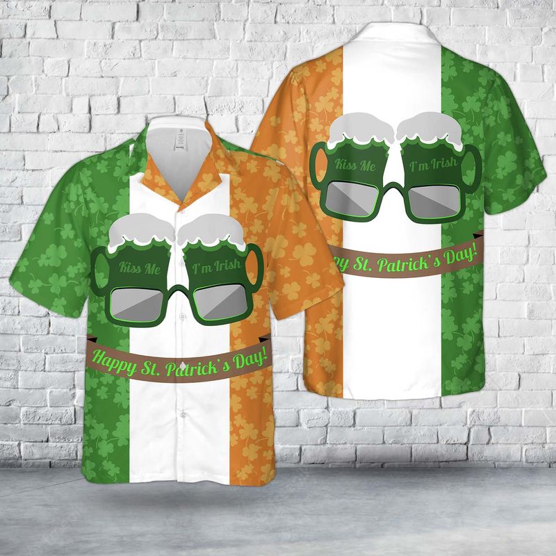 Irish St Patrick's Day Beer Hawaiian Shirt