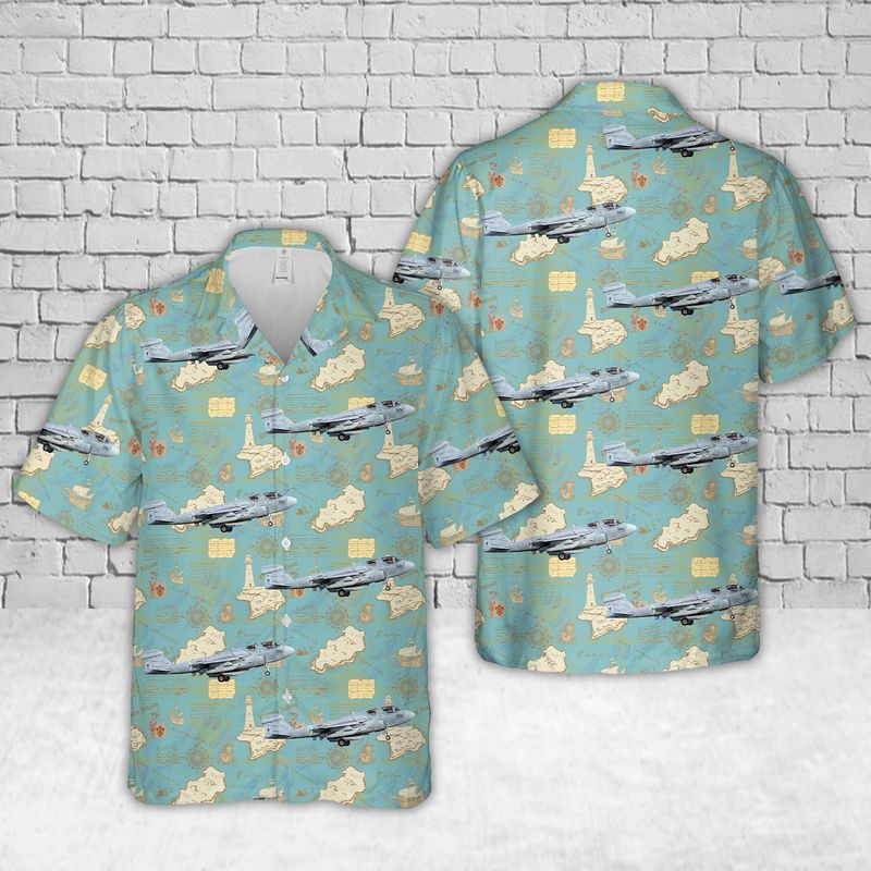 US Navy Northrop Grumman EA-6B Prowler Of VAQ-130 "Zappers" Hawaiian Shirt