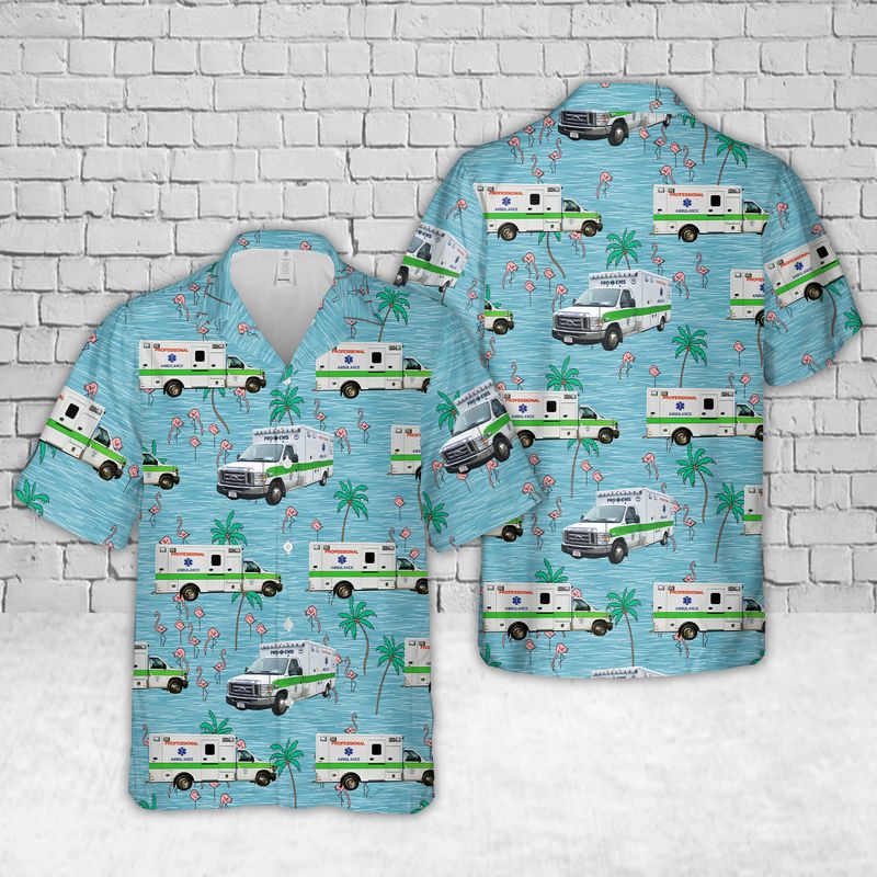 Massachusetts Pro EMS Hawaiian Shirt