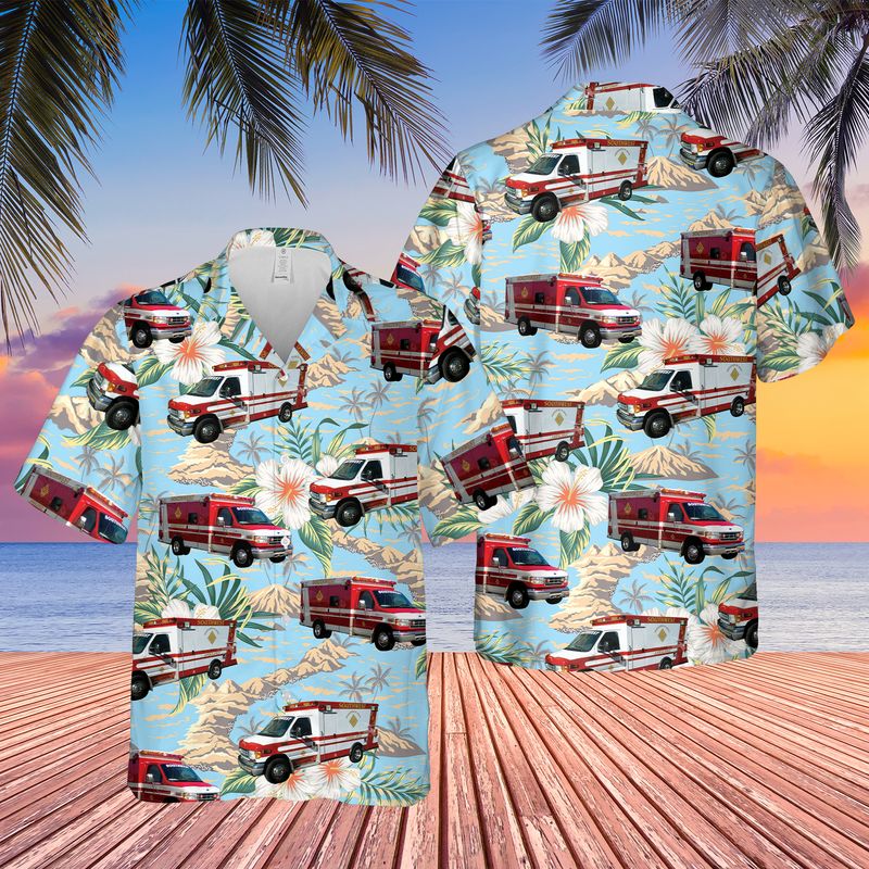 Arizona Southwest Ambulance EMS Hawaiian Shirt