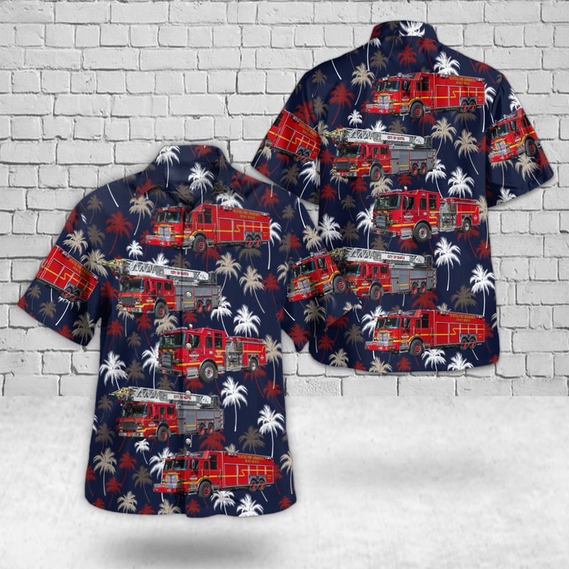 Seattle, Washington, Seattle Fire Department Hawaiian Shirt