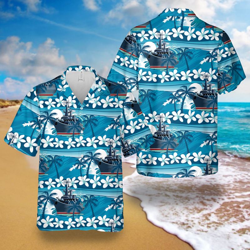 US Navy Ship Hawaiian Shirt