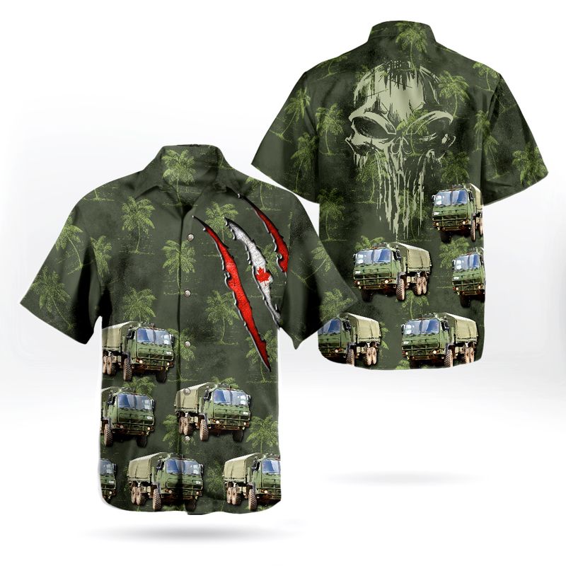 Canadian Army MSVS Truck Hawaiian Shirt