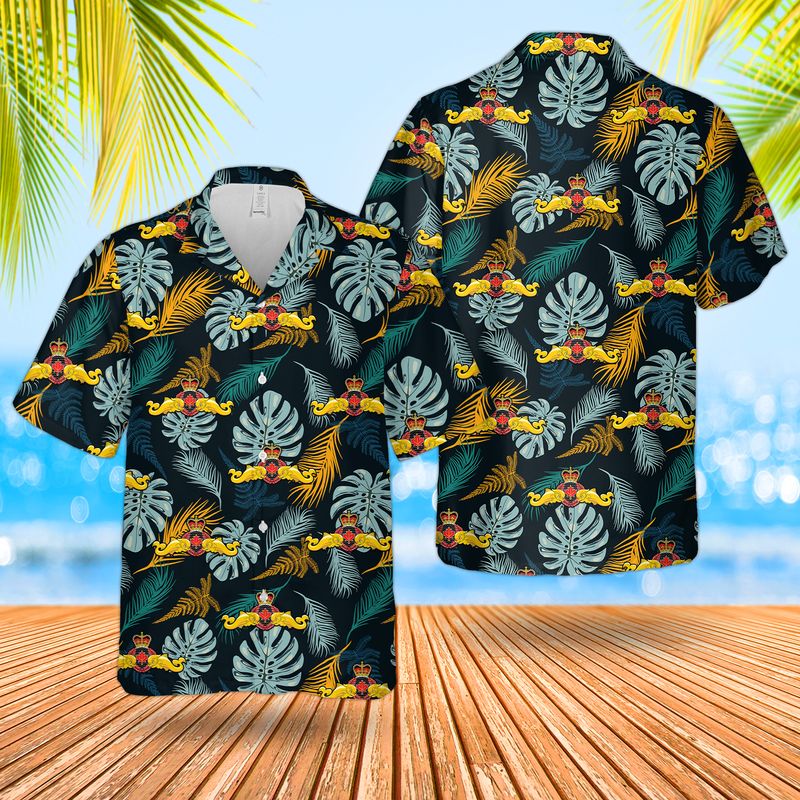 Royal Canadian Navy Submarine Insignia Hawaiian Shirt