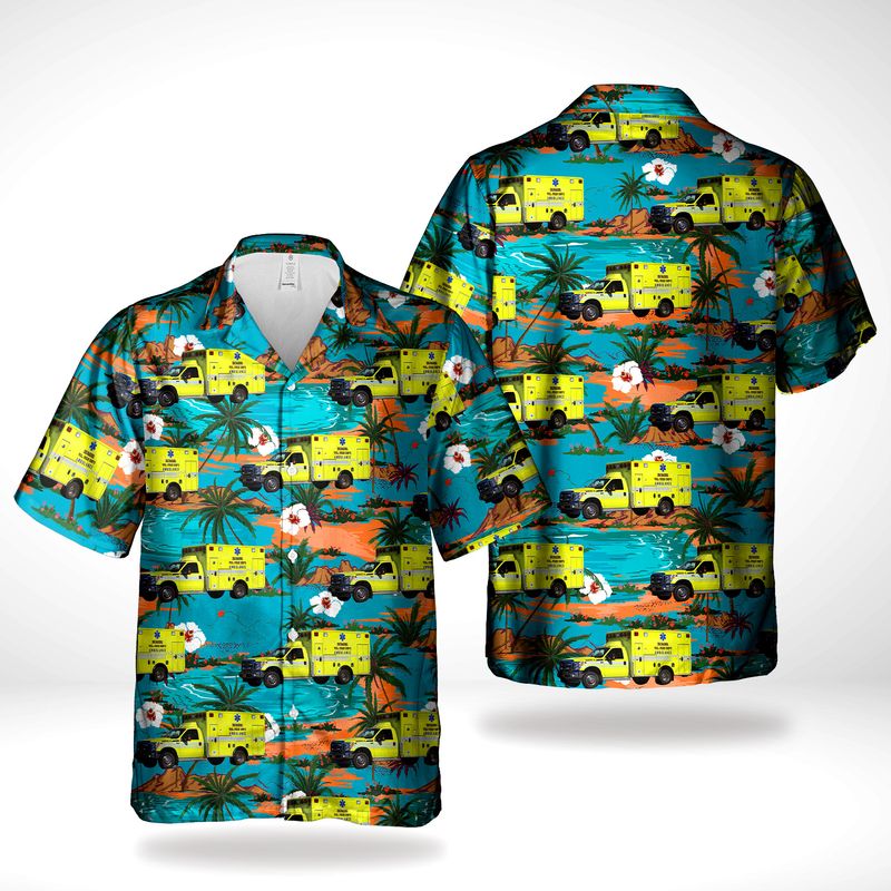 Southern Region EMS Ambulance Hawaiian Shirt