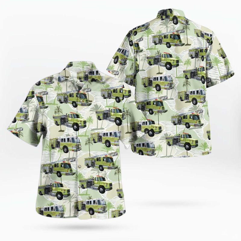 Hickory Catawba County North Carolina St. Stephens Volunteer Fire Department Hawaiian Shirt
