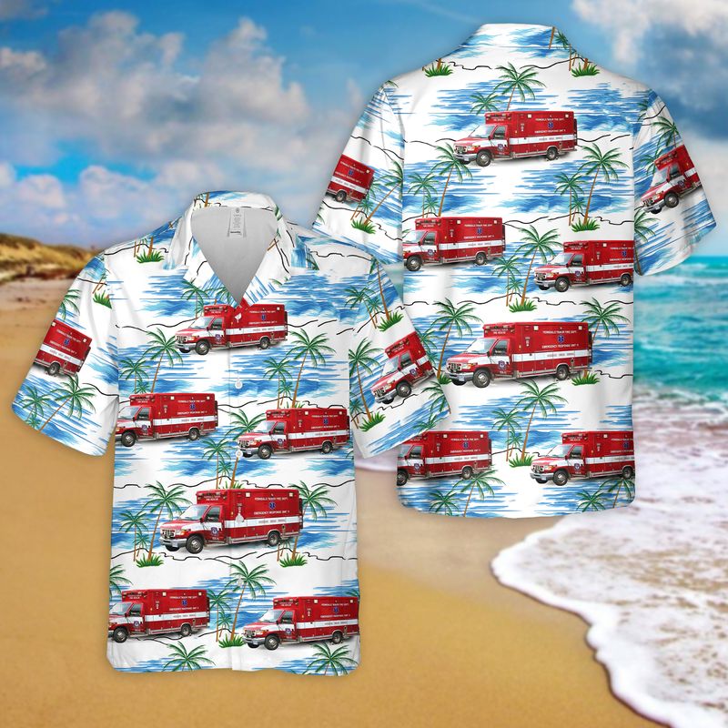 Canada Ferndale Tabor Volunteer Fire Department Hawaiian Shirt