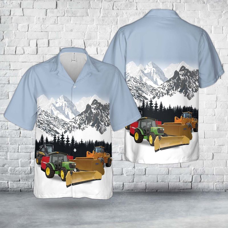 Snow Pusher Hawaiian Shirt