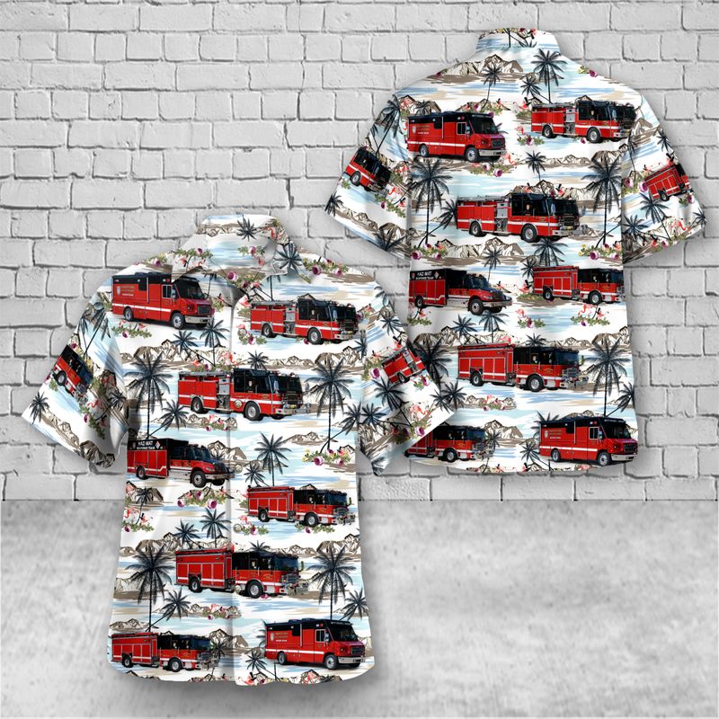 Hanover Park Fire Department Hawaiian Shirt