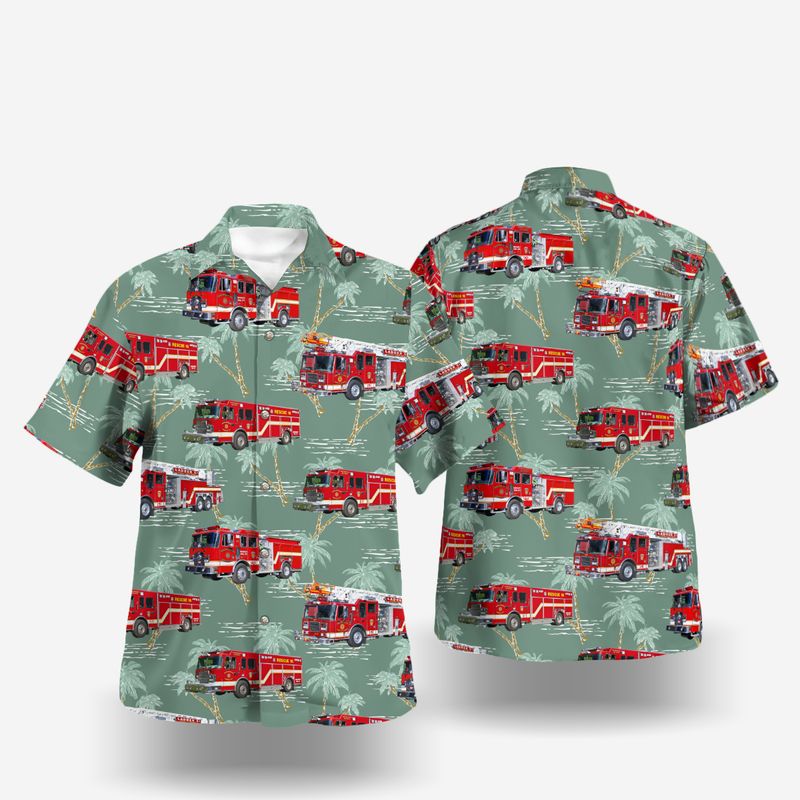 Yorktown Heights Westchester County New York Yorktown Heights Fire Department Hawaiian Shirt