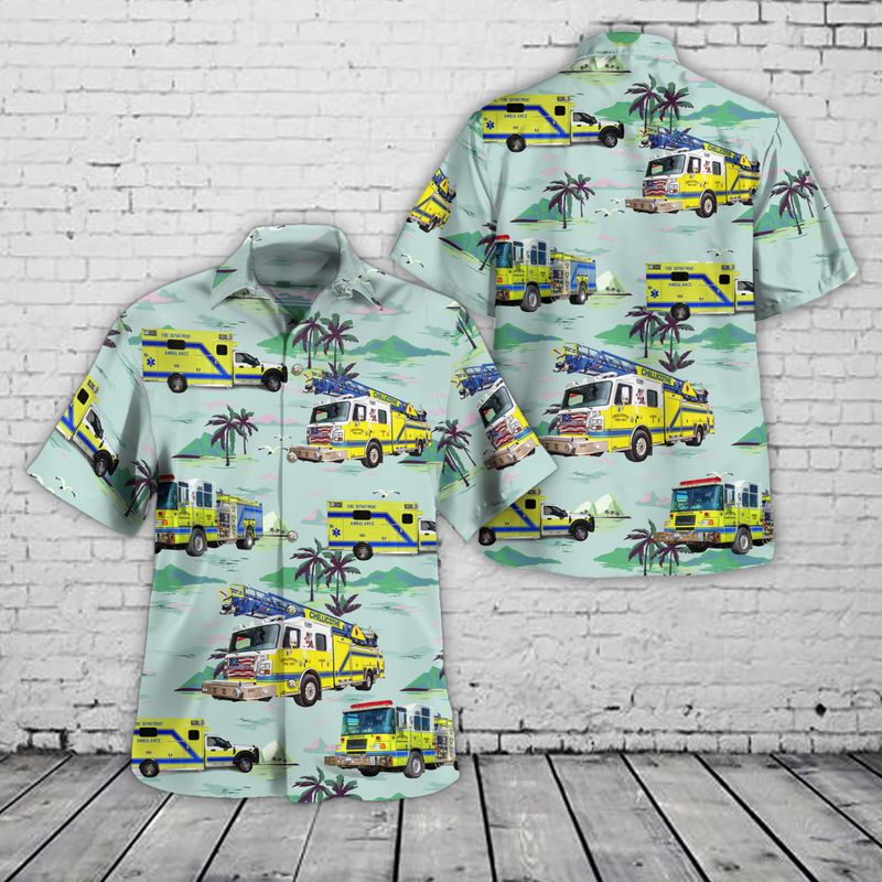 Chillicothe Missouri Fire Department Hawaiian Shirt