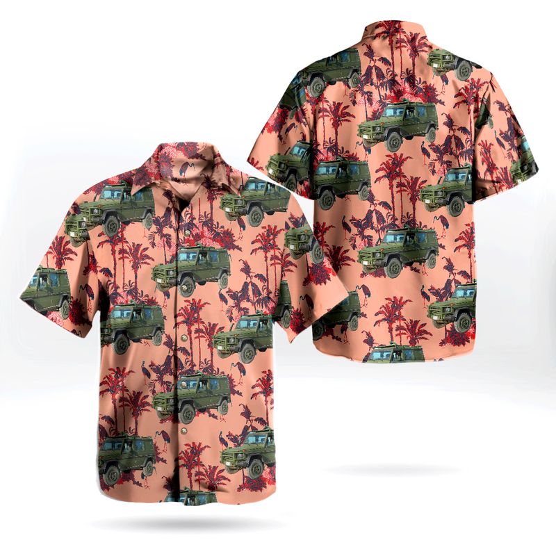 Canadian Army G Wagon Hawaiian Shirt