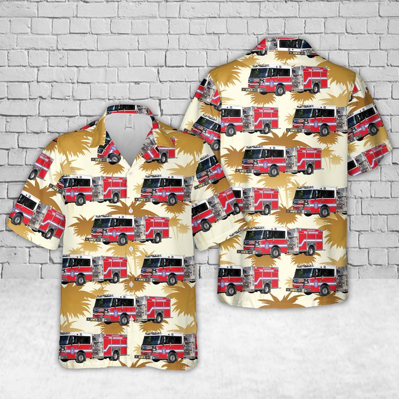 Apopka Florida Fire Department Hawaiian Shirt