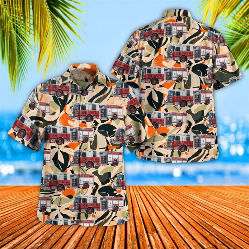Leesburg, Florida, Leesburg Fire Department Hawaiian Shirt