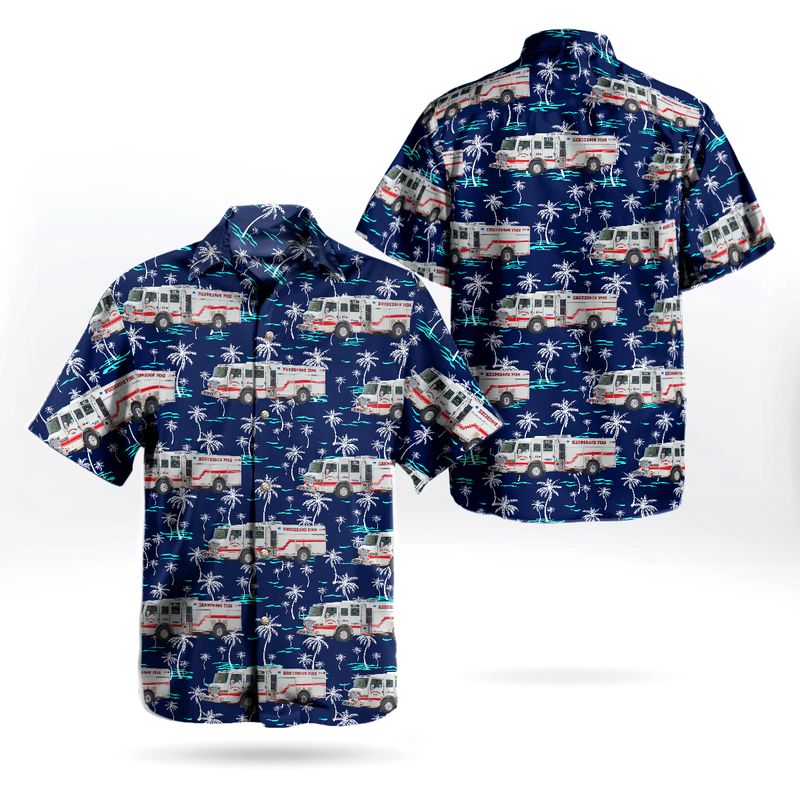 Henderson Fire Department, Nevada Paramedic Engine Hawaiian Shirt