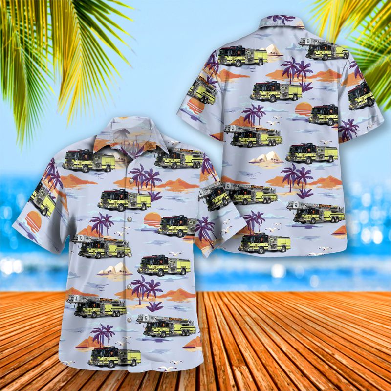 Woodbridge, New Jersey, Avenel Fire Department Hawaiian Shirt