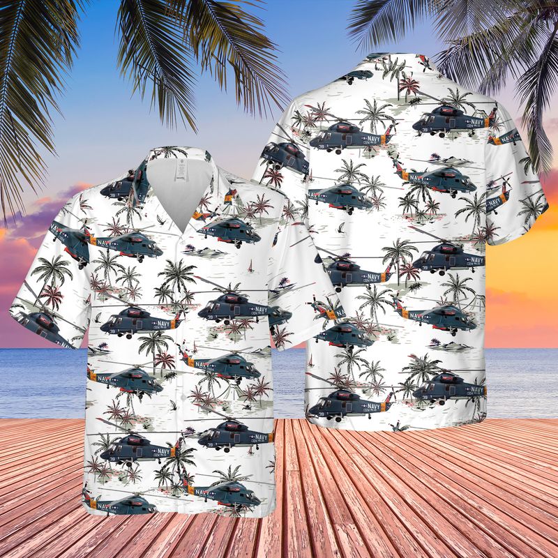 US Navy Kaman SH-2 Seasprite Hawaiian Shirt