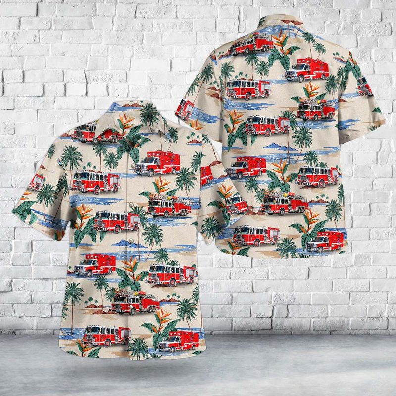 Manchester-by-the-Sea, Massachusetts, Manchester by the Sea Fire Department Hawaiian Shirt