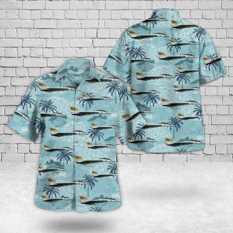 US Navy F-14A Tomcat Of VFA-32 "Fighting Swordsmen" Hawaiian Shirt
