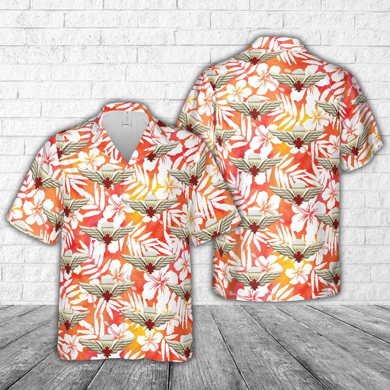 Canadian Jump Wings (Red) Hawaiian Shirt