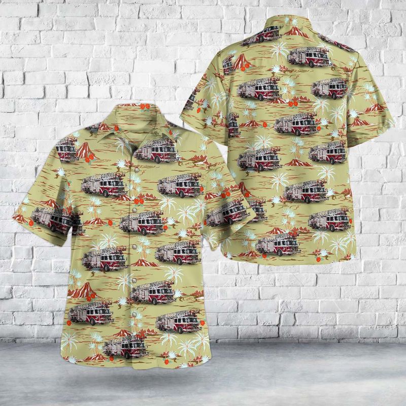 San Antonio, Texas, San Antonio Fire Department Spare Truck Hawaiian Shirt