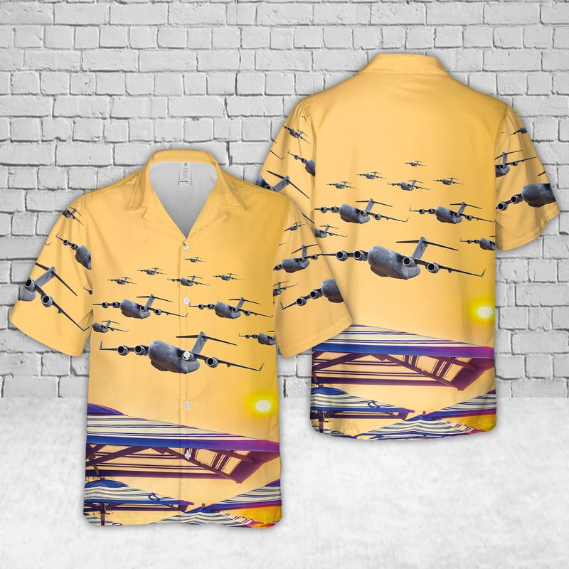 Royal Australian Air Force C-17A Globemaster III Hawaiian Shirt