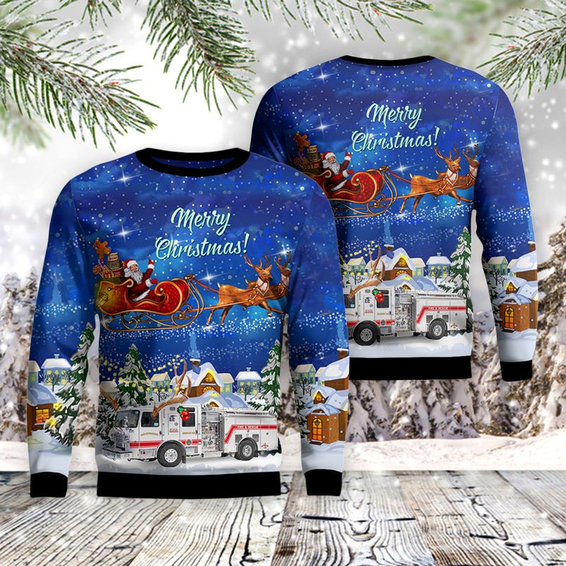 Foxborough, Massachusetts, Foxborough Fire Department AOP Sweater